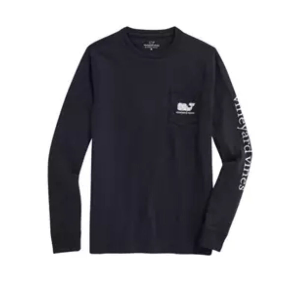 Vineyard Vines Boys Long Sleeve Pocket Tee Sizee Large